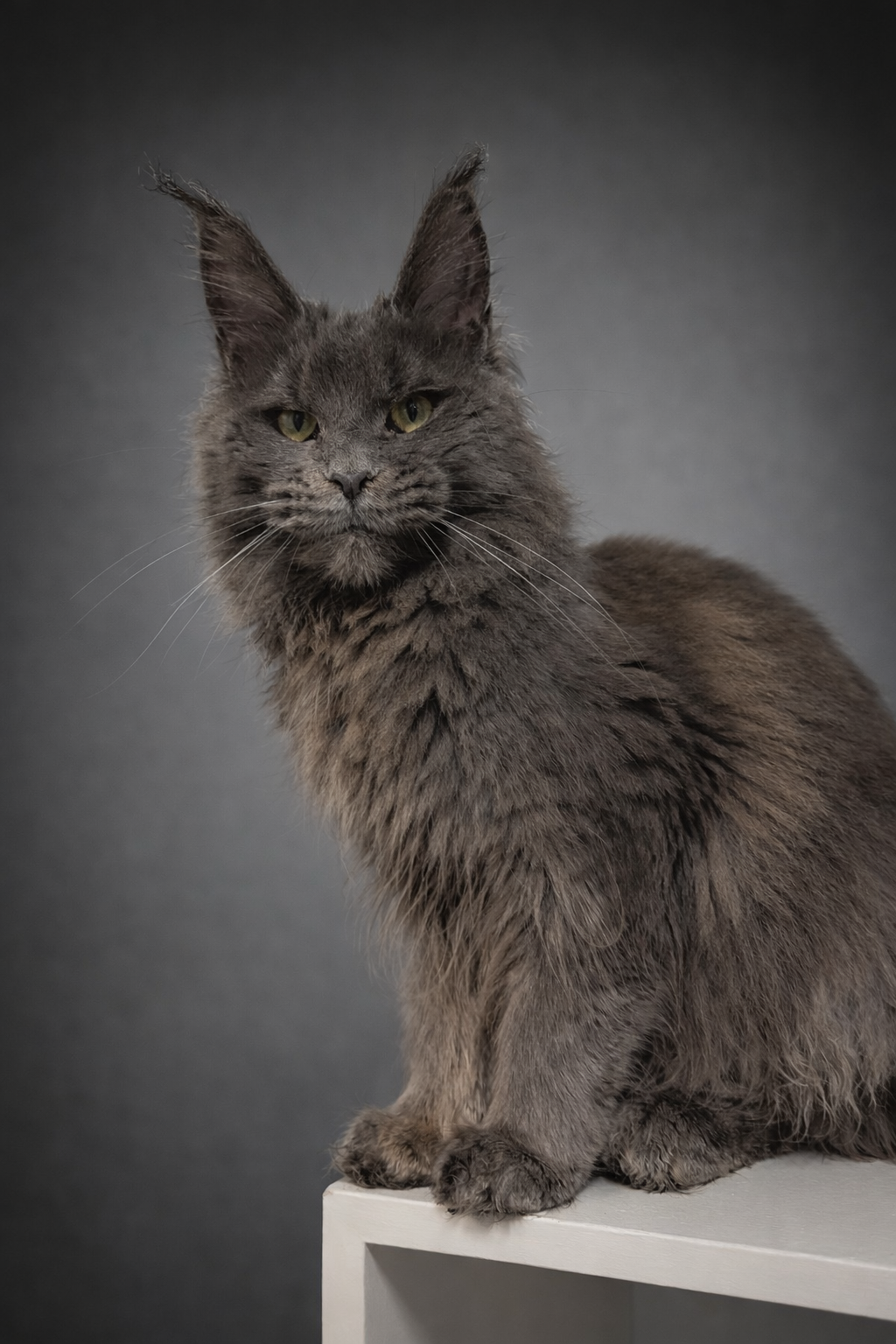 Maine Coon bleu &mdash; Chatterie Snowshades, &eacute;levage LOOF H&eacute;rault